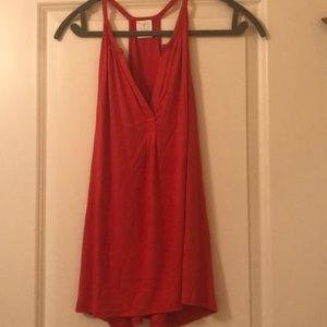 Ella Moss // Red v neck tank top